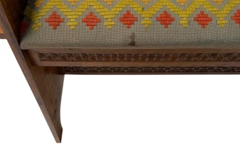 Swedish Mid-Century Modern Ash Small Bench or Stool, 1960s